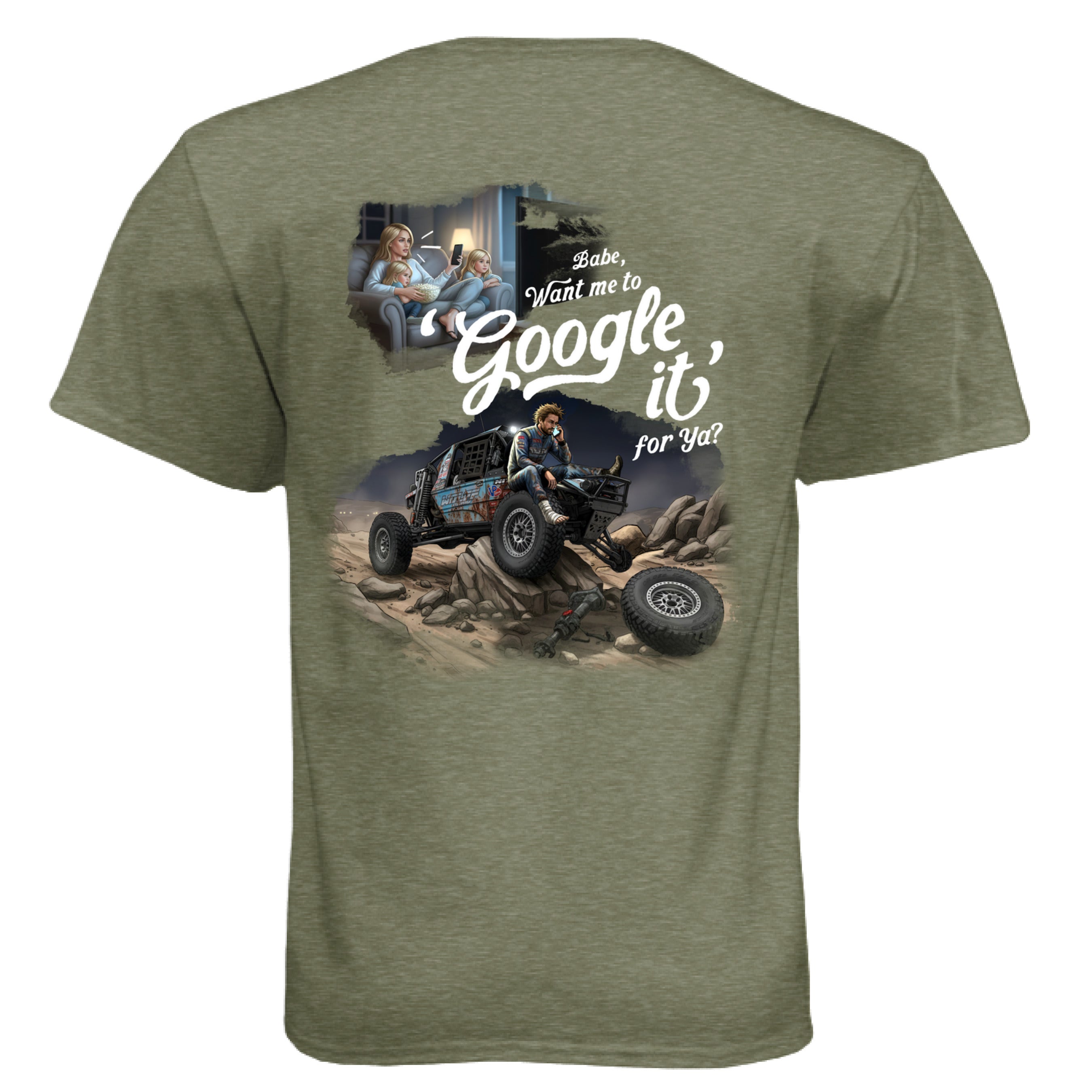MILITARY GREEN - BACK